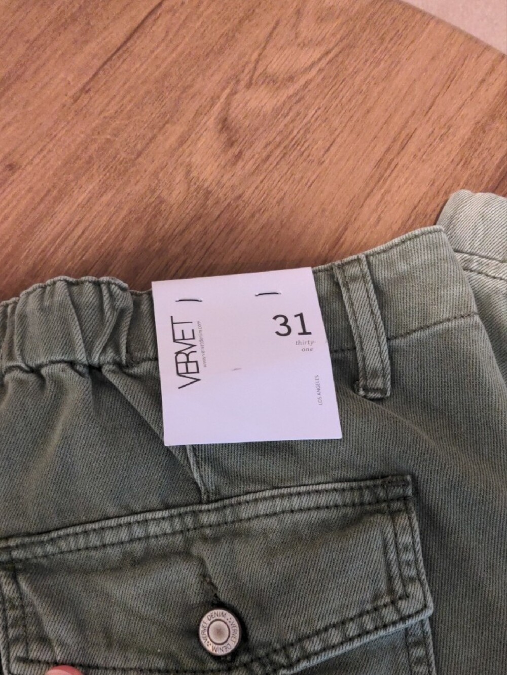 Vervet Olive Green Joggers - Picture 4 of 4